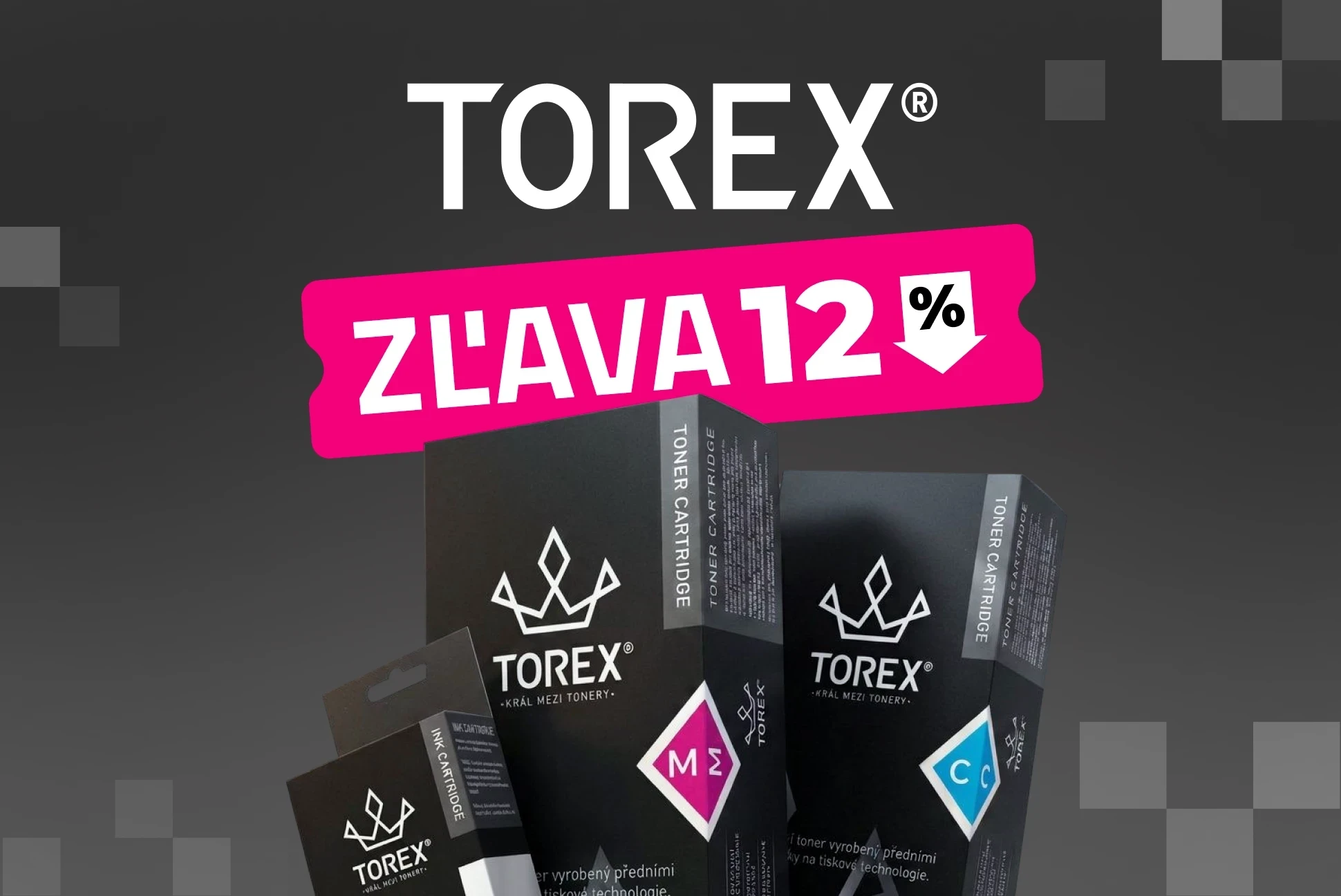 Ušetrite na tlači. Náplne TOREX sú teraz so zľavou 12 %