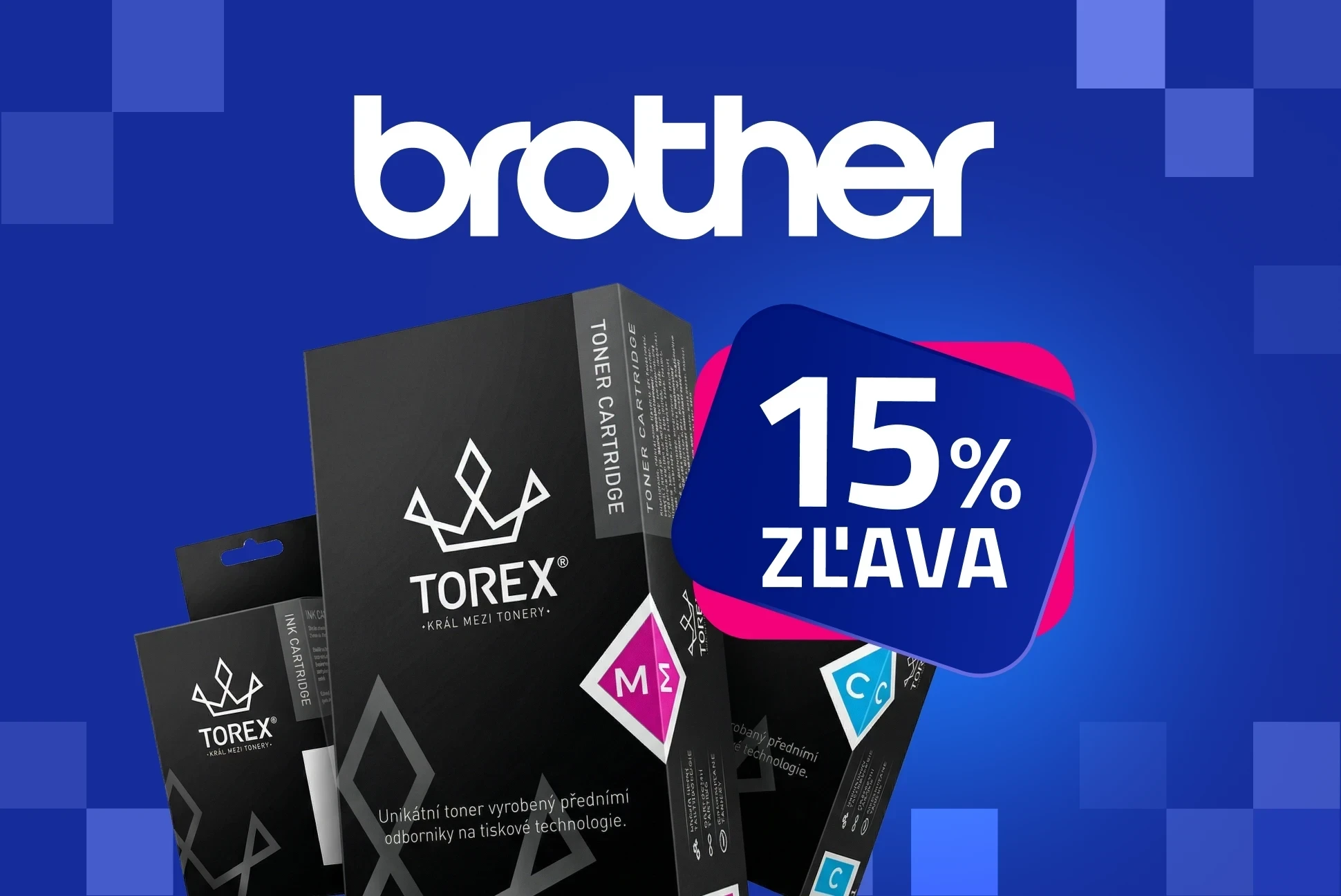 Zľava 15 % na náplne TOREX pre tlačiarne Brother