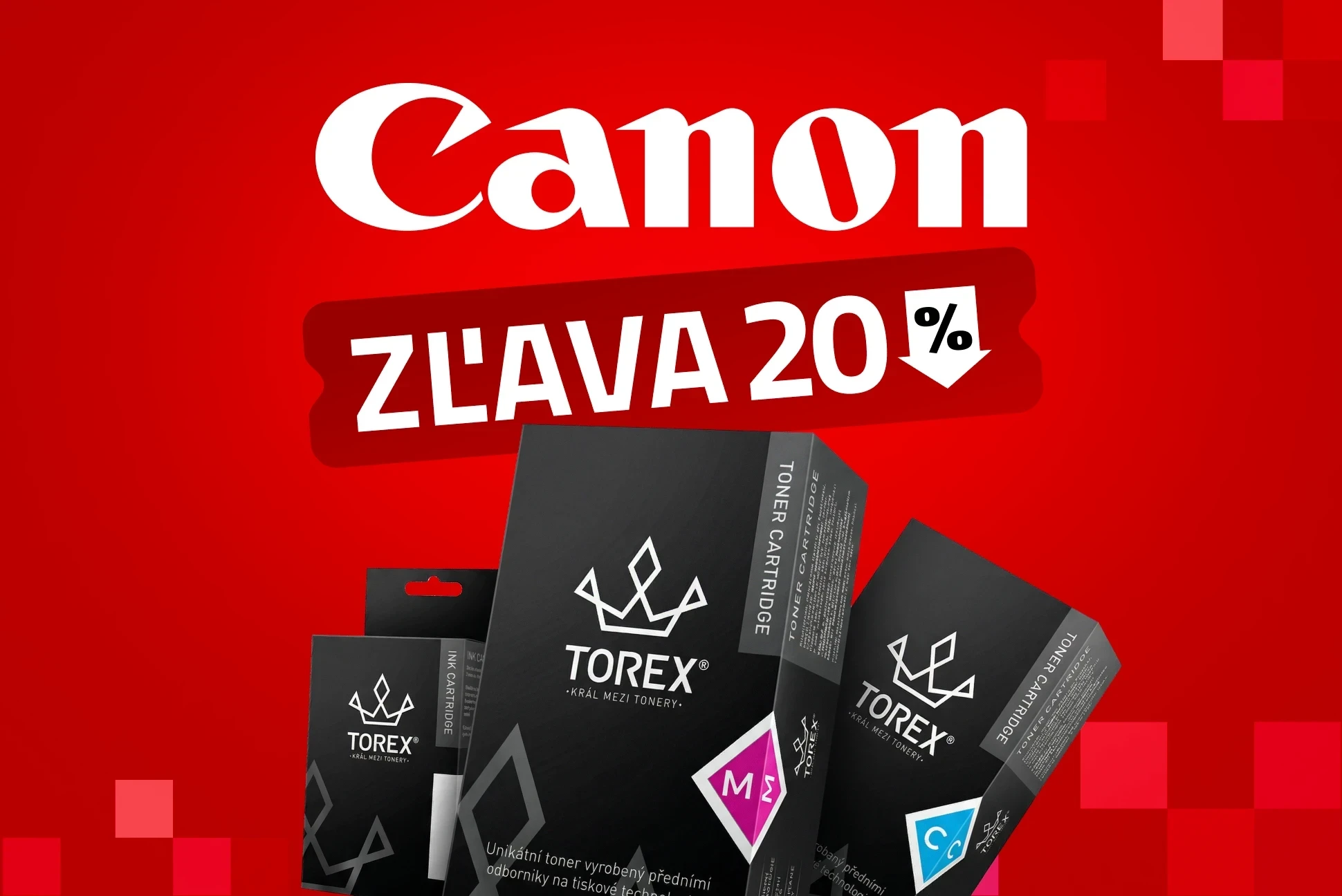 Ušetrite na tlači s náplňami TOREX pre Canon