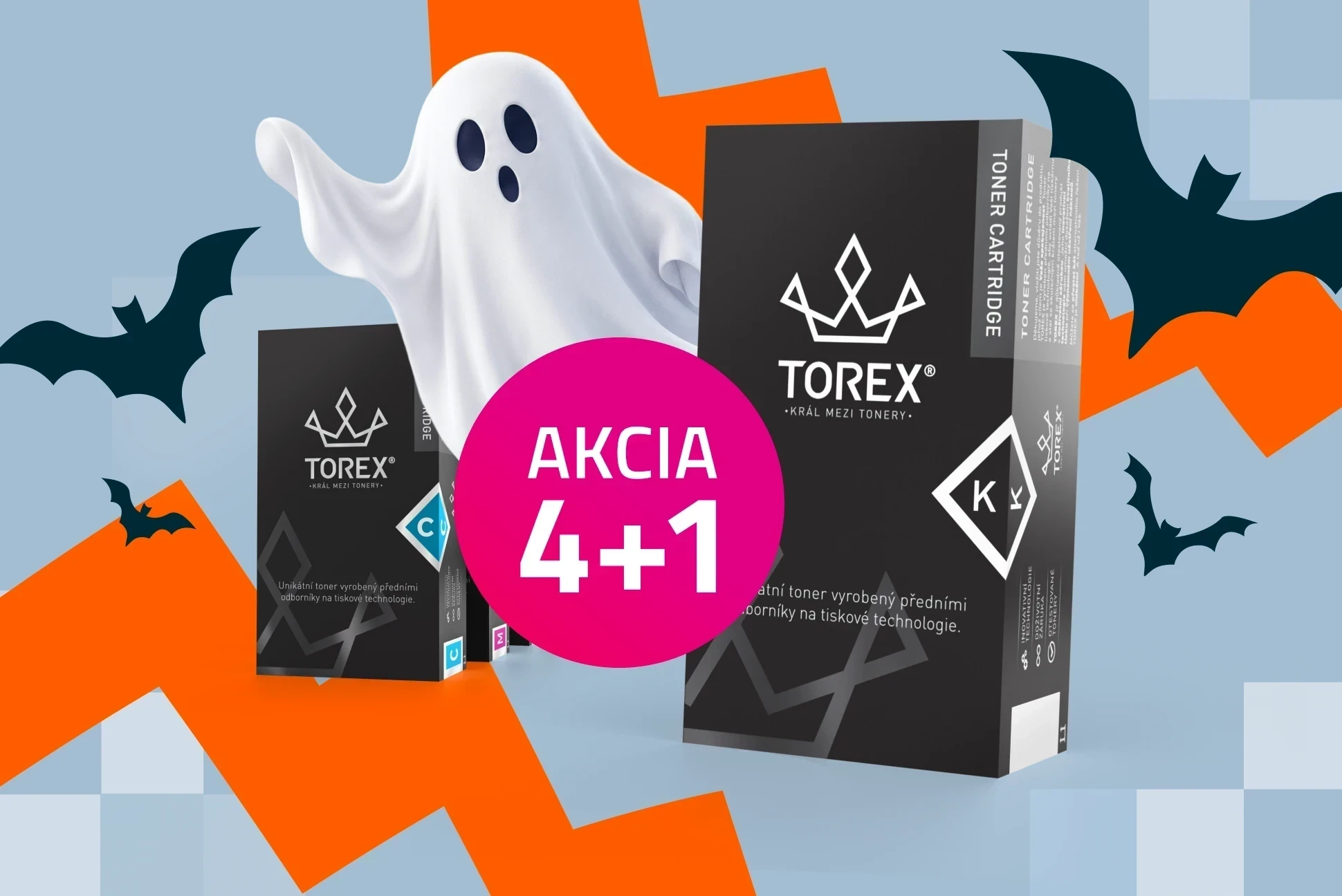 Halloween s TOREX: piaty toner za 1 cent