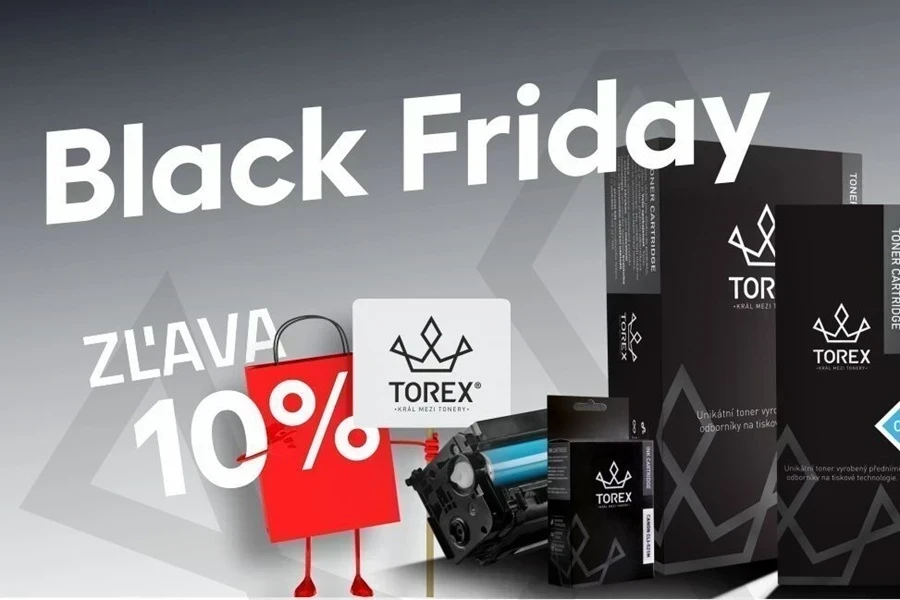 Black Friday: 10% zľava na náplne TOREX