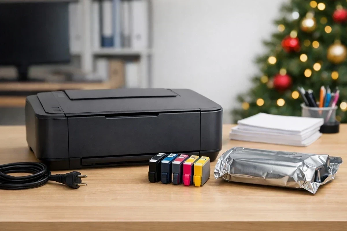 Ako pripraviť tlačiareň a náplne na vianočnú odstávku