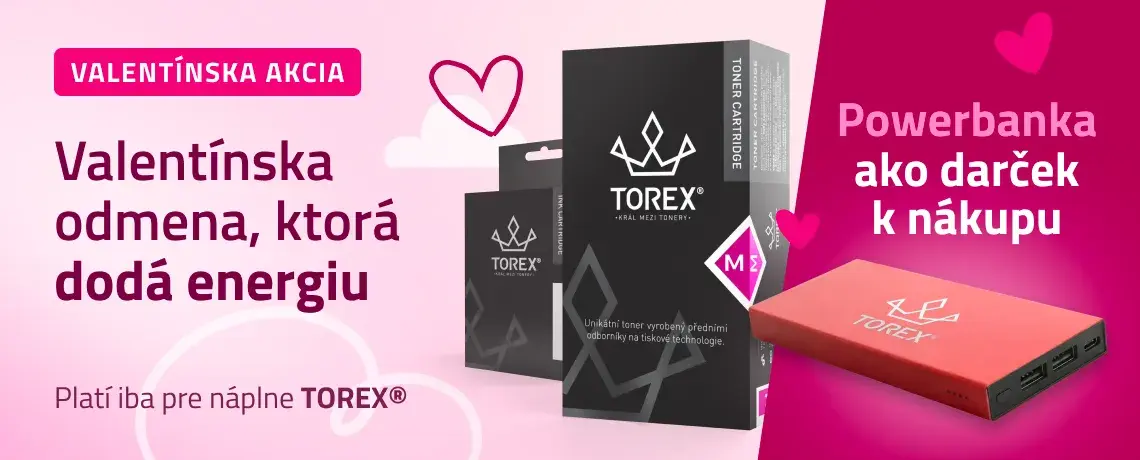 Powerbanka TOREX za odbery v hodnote 250 zlatiakov